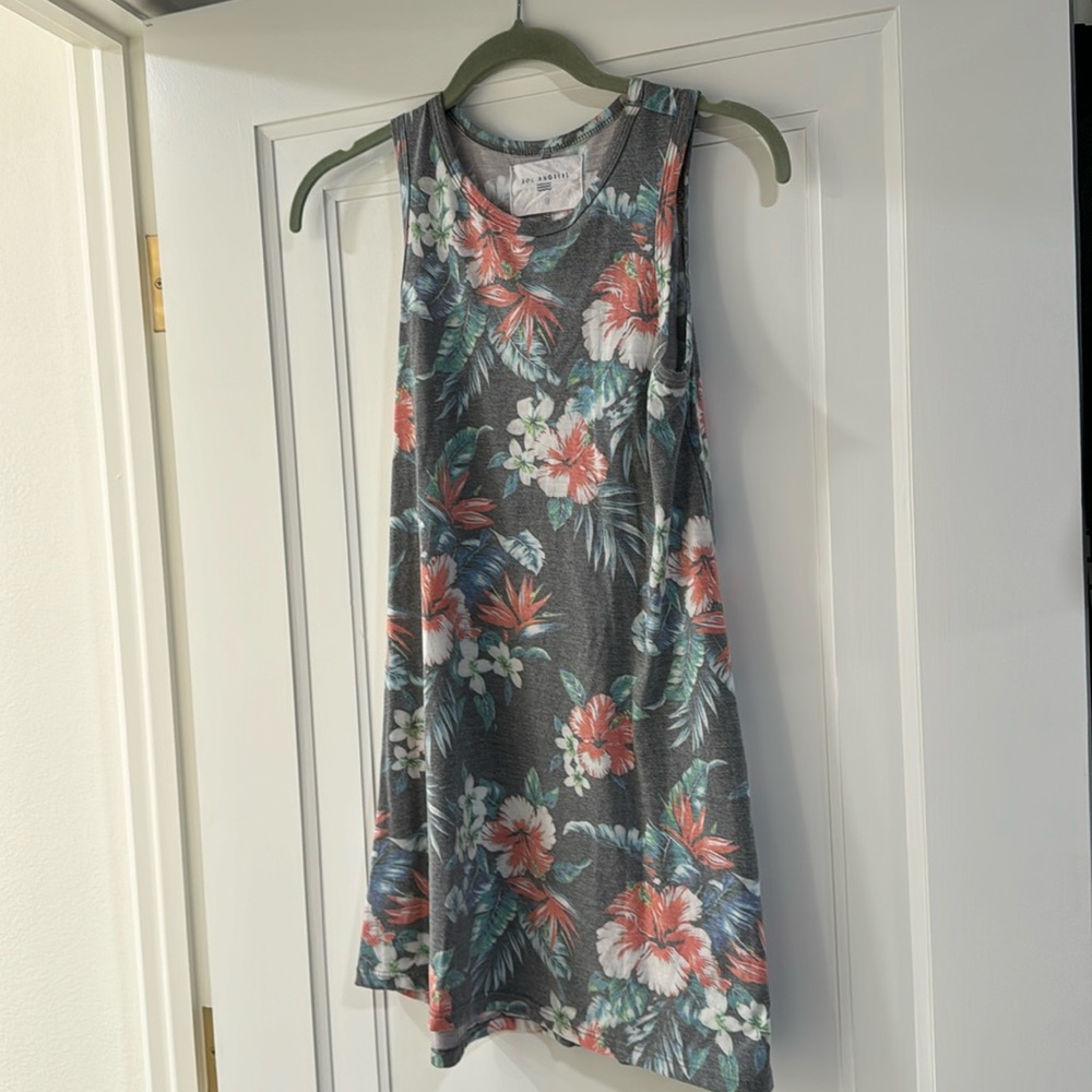 Sol angeles girls size 12 cotton tank dress